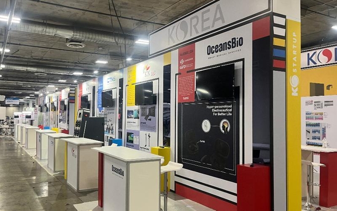 CES2024 통합한국관 일부 모습